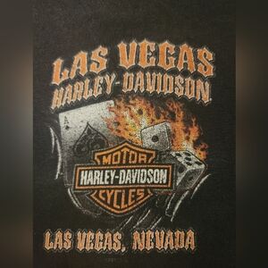 Vintage early 1990s Los Vegas Harley Tshirt